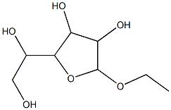 헥소푸라노시드,에틸(9CI) 구조식 이미지