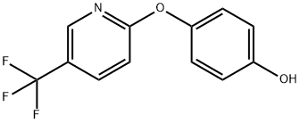 4-{[5-(TRIFLUOROMETHYL)PYRIDIN-2-YL]OXY}PHENOL 구조식 이미지