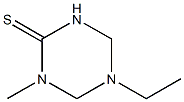 1,3,5-Triazine-2(1H)-thione,5-ethyltetrahydro-1-methyl-(9CI) 구조식 이미지