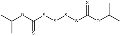 Diisopropylxanthogen tetrasulfide 구조식 이미지