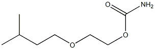 2-(3-Methylbutoxy)ethyl=carbamate 구조식 이미지