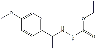 3-(p-Methoxy-α-methylbenzyl)carbazic acid ethyl ester 구조식 이미지