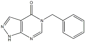 4-benzyl-2,4,8,9-tetrazabicyclo[4.3.0]nona-2,7,10-trien-5-one 구조식 이미지