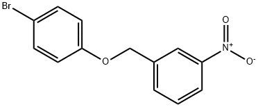 1-(4-bromophenoxymethyl)-3-nitrobenzene 구조식 이미지