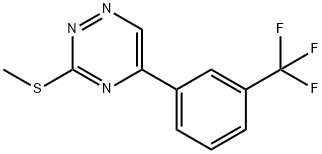 3-Methylthio-5-(α,α,α-trifluoro-m-tolyl)-1,2,4-triazine Structure