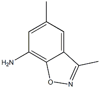 1,2-Benzisoxazol-7-amine,3,5-dimethyl-(9CI) Structure