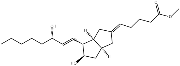 Carbaprostacyclin methyl ester Structure