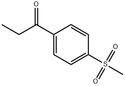 1-Propanone, 1-[4-(methylsulfonyl)phenyl]- (9CI) 
Propiophenone, 4'-(methylsulfonyl)- (7CI)
 Structure