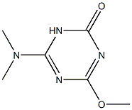 1,3,5-Triazin-2(1H)-one,4-(dimethylamino)-6-methoxy-(9CI) Structure