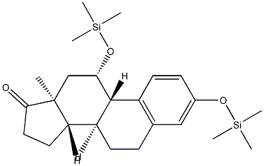 3,11β-Bis(trimethylsiloxy)-1,3,5(10)-estratrien-17-one 구조식 이미지