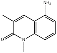 2(1H)-Quinolinone,5-amino-1,3-dimethyl-(9CI) Structure