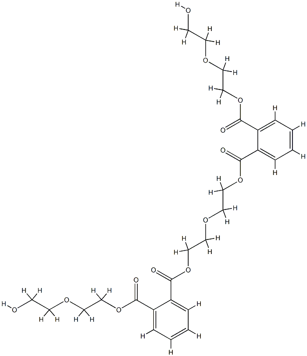 폴리(DI(ETHYLENEGLYCOL)PHTHALATE) 구조식 이미지