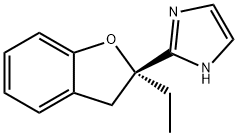 1H-Imidazole,2-[(2R)-2-ethyl-2,3-dihydro-2-benzofuranyl]-(9CI) 구조식 이미지