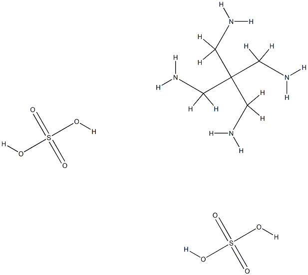 2,2-Bis(aminomethyl)-1,3-propanediamine·disulfuric acid 구조식 이미지