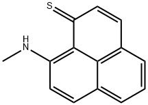 Phenalene,1-thione-9-methylamino- Structure