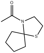 1-Thia-4-azaspiro[4.4]nonane,4-acetyl-(7CI,8CI,9CI) 구조식 이미지