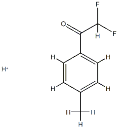 Ethanone,  2,2-difluoro-1-(4-methylphenyl)-,  conjugate  acid  (9CI) 구조식 이미지