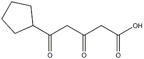 Cyclopentanepentanoic acid, -ba-,-delta--dioxo- (9CI) Structure