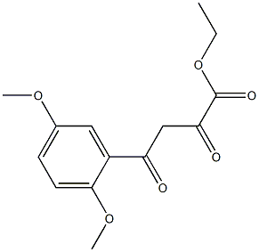 ethyl 4-(2,5-dimethoxyphenyl)-2,4-dioxobutanoate Structure