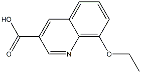 3-Quinolinecarboxylicacid,8-ethoxy-(9CI) Structure