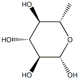 6-Deoxy-β-L-glucopyranose Structure