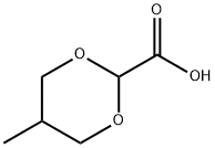 1,3-Dioxane-2-carboxylicacid,5-methyl-(9CI) Structure