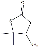 2(3H)-Thiophenone,4-aminodihydro-5,5-dimethyl-(9CI) 구조식 이미지