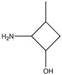 시클로부탄올,2-아미노-3-메틸-(9CI) 구조식 이미지