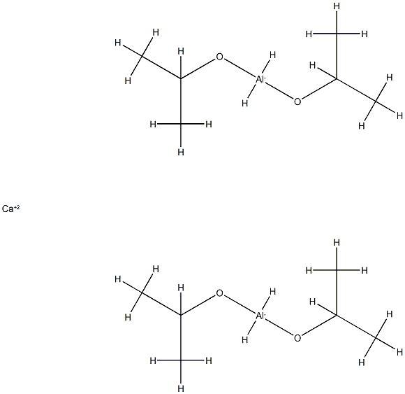 calcium bis[dihydrobis(propan-2-olato)aluminate] Structure