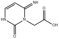 1(2H)-Pyrimidineaceticacid,3,6-dihydro-6-imino-2-oxo-(9CI) 구조식 이미지