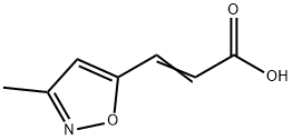 2-Propenoicacid,3-(3-methyl-5-isoxazolyl)-(9CI) 구조식 이미지