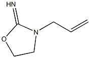 2-옥사졸리디니민,3-(2-프로페닐)-(9CI) 구조식 이미지