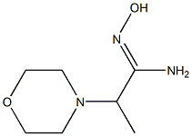 (1Z)-N'-hydroxy-2-(4-morpholinyl)propanimidamide(SALTDATA: FREE) Structure