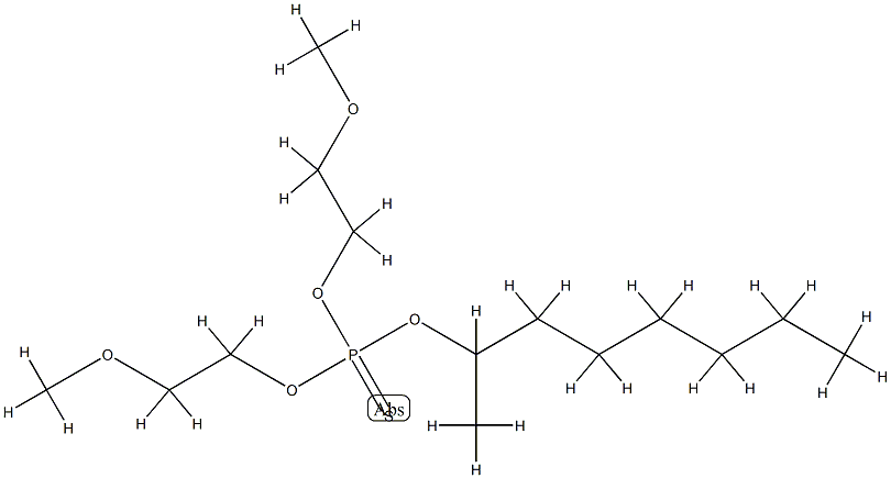 bis(2-methoxyethoxy)-octan-2-yloxy-sulfanylidene-phosphorane Structure