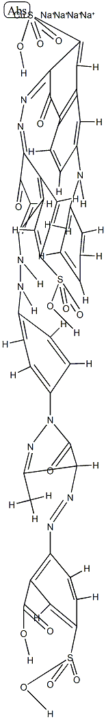 Cuprate(4-), [2-[[4,5-dihydro-1-[4-[[3-hydroxy-4-[[1-hydroxy-6-(phenylamino)-3-sulfo-2-naphthalenyl]azo]-7-sulfo-1-naphthalenyl]azo]phenyl]-3-methyl-5-oxo-1H-pyrazol-4-yl]azo]-5-sulfobenzoato(6-)]-, tetrasodium 구조식 이미지