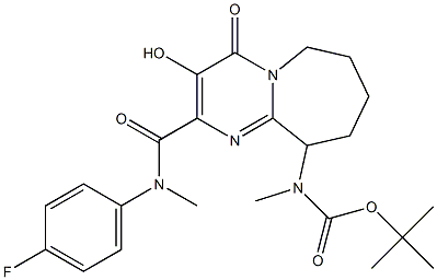 아제핀-10-일]메틸-,1,1-디메틸에틸에스테르 구조식 이미지