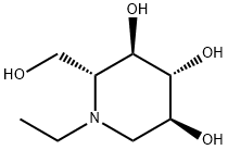 N-EthyldeoxynojirimycinHCl Structure