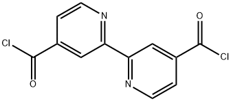 [2,2'-bipyridine]-4,4'-dicarbonyl dichloride 구조식 이미지