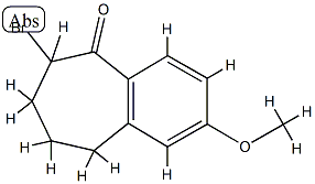 6-bromo-2-methoxy-6,7,8,9-tetrahydro-5H-benzo[7]annulen-5-one 구조식 이미지