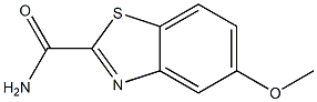 2-Benzothiazolecarboxamide,5-methoxy-(7CI,8CI,9CI) 구조식 이미지
