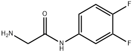 N~1~-(3,4-difluorophenyl)glycinamide(SALTDATA: HCl) 구조식 이미지