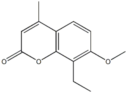 헤르니아린,8-에틸-4-메틸-(4CI) 구조식 이미지