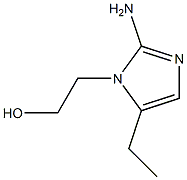 1H-Imidazole-1-ethanol,2-amino-5-ethyl-(9CI) 구조식 이미지