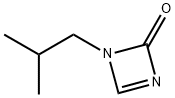 1,3-Diazet-2(1H)-one,1-(2-methylpropyl)-(9CI) 구조식 이미지