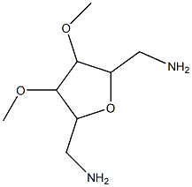 D-Glucitol, 1,6-diamino-2,5-anhydro-1,6-dideoxy-3,4-di-O-methyl- (9CI) 구조식 이미지