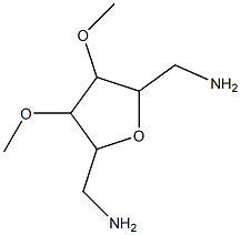 D-Glucitol, 1,6-diamino-2,5-anhydro-1,6-dideoxy-3,4-di-O-methyl- (9CI) Structure