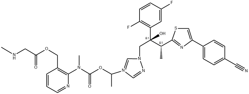 Isavuconazonium sulfate Structure