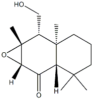 (1aR,2aS)-2a,3,4,5,6,6a,7,7a-Octahydro-7β-hydroxymethyl-3,3,6aβ,7aα-tetramethylnaphth[2,3-b]oxiren-2(1aH)-one Structure