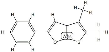 4,5-Dimethyl-2-phenyl[1,2]dithiolo[1,5-b][1,2]oxathiole-7-SIV 구조식 이미지