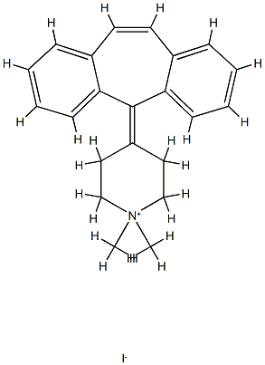 cyproheptadinium methiodide Structure